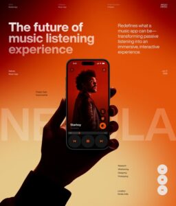 Nebula Music App - UI_UX Design